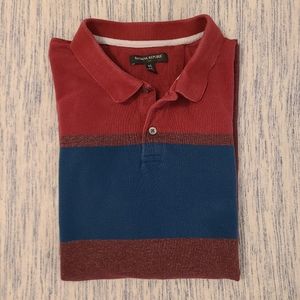 Banana Republic color block short sleeve polo shirt XL